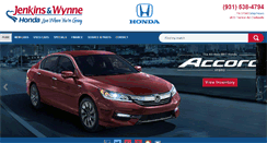 Desktop Screenshot of jenkinsandwynnehonda.com